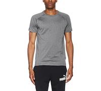 PUMA Basic T-Shirt Homme Medium Gray Heather FR : 2XL (Taille Fabricant : XXL)