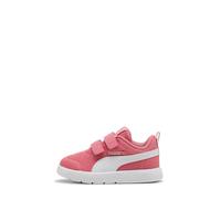 Puma Basket Courtflex V3 Mesh Inf pour bébé, Unisexe, Rose Sauvage, Blanc, 22 EU, Rose Sauvage Blanc, 22 EU