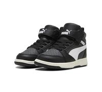 PUMA Basket mi-Haute Rebound V6 Bébé 22, Black White Dusky Gray
