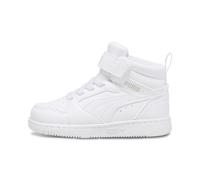 PUMA Basket mi-haute Rebound V6 Bébé, Chaussures, Blanc, 24 24