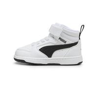 PUMA Basket mi-haute Rebound V6 Bébé, Chaussures, Blanc, 24 24