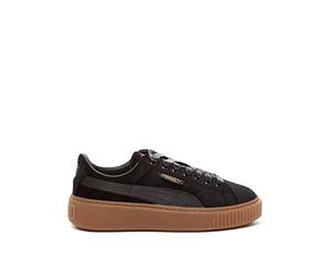 PUMA Basket Platform Vs WNS 366721-03 Chaussures Basses pour Femme Noir, Noir/Or, 37 EU