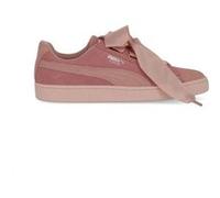 puma - basket puma suede heart pebble wns - blanc blanc