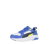 PUMA Baskets Trinity 2 LT JR, Gris Plume, Bleu Marine/Saphir Royal, Pointure 38, Plume Gris PUMA Navy Royal Sapphire, 5 UK