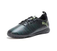 Puma Baskets à crampons de football unisexes pour enfant, Noir-pétillant Terrain Ah25 Vert clair, 5 Big Kid