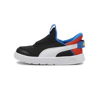PUMA Unisex Kids COURTFLEX V3 Ease in INF Sneaker, PUMA Black-PUMA White-REDMAZING, 26 EU