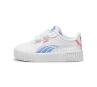 PUMA Baskets à Fermeture Facile Carina 2.0 Deep Dive Bébé 24 White Blue Skies Fast Pink ┃Baskets à Coupe régulière pour Filles