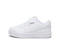 PUMA Baskets à fermture Facile Caven 2.0 Enfant 28, White Silver Black Metallic