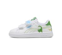 Puma Baskets basses enfant garçons Smash 3.0 Dino V Inf Blanc 25