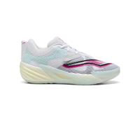 PUMA Baskets All-Pro Nitro pour homme, Blanc/menthe fondue, 40.5 EU