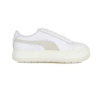 Puma - Baskets Bas en Daim Blanc - Femme - Chaussures - Blanc - Taille: 38 EU