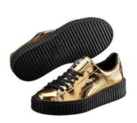 PUMA Baskets Basket Platform Gold Femme 37 1/2