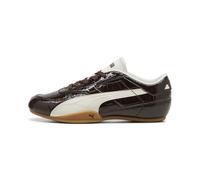 PUMA Baskets basses 'Bella Mina' brun foncé / blanc, Taille 40,5