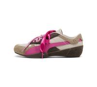 PUMA Baskets basses 'Bella Mina' crème / beige foncé / marron / rose, Taille 35,5