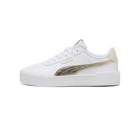 PUMA Sneakers Carina 3.0 Métallique Whisper Femme, Chaussures, Blanc, 38.5 38.5