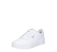 PUMA Baskets basses 'Carina' gris argenté / blanc, Taille 40