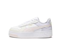 PUMA Baskets basses 'Carina Street' jaune pastel / violet pastel / rose pastel / blanc, Taille 37,5