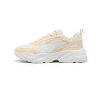 PUMA Femme Cassia 2.0 Basket, Toile Gris Vapeur Blanc Chaud, 38.5 EU