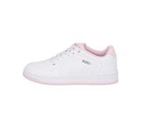 PUMA Women Court Classy Baskets, Puma White Whisp Of Pink Puma Silver, 39 EU
