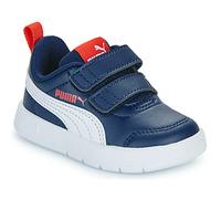 Puma Baskets COURTFLEX V3 V INF, Unisexe enfant, Bleu marine/Blanc/Rouge, Taille 21 EU