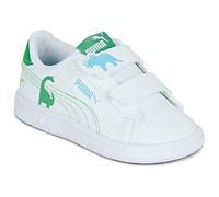 PUMA Baskets Smash 3.0 Dino Bébé à scratch Blanc Vert Bleu Vibrant Taille 26
