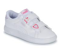 PUMA PUMA Smash 3.0 Badges V INF, Basket Femelle, PUMA White-Magic Rose-Lilac Frost,