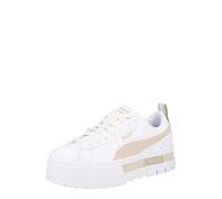 PUMA Baskets basses 'Mayze' beige / or / blanc, Taille 40,5