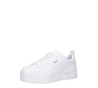PUMA Baskets basses 'Mayze Classic' or / blanc, Taille 40