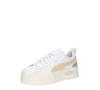 PUMA Baskets basses 'Mayze' jaune clair / menthe / blanc, Taille 37,5
