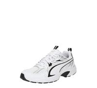PUMA Mixte Milenio Tech Basket, White Black Silver, 37 EU