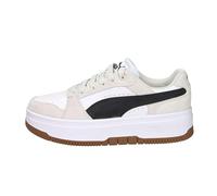 PUMA Baskets Basses Rebound pour Femme, Blanc, Noir, Ivoire givré, Pointure 41, Puma White PUMA Black Frosted Ivory, 41 EU