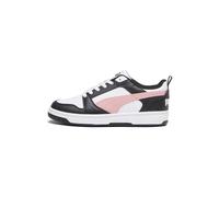 PUMA Baskets basses 'Rebound V6' rose / noir / blanc, Taille 44,5