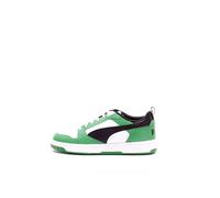 Puma Baskets Basses Rebound V6 Unisexes, Blanc Noir Archive Vert, 43 EU