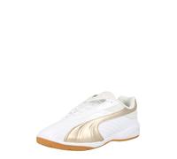 PUMA Baskets basses 'V-S2 Goalgetter' écru / or / blanc, Taille 37