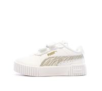 PUMA Baskets Blanches/Beiges Fille Carina 2.0