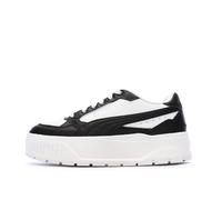 PUMA Baskets Blanches/Noires Femme Karmen 397461