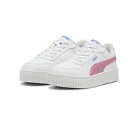 Puma Baskets Blanches/Roses Fille Carina