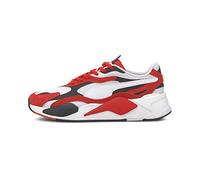 PUMA Baskets Blanches/Rouges Homme RS-X3