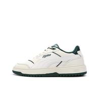 Puma Baskets Blanches/Vertes Foncés Homme Doublecourt03