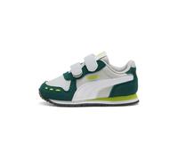 PUMA Baskets 'Cabana Racer' gris clair / pomme / sapin / blanc, Taille 20