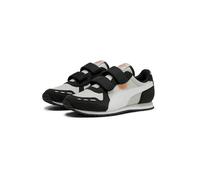 PUMA Baskets 'Cabana Racer' gris fumé / mandarine / noir / blanc, Taille 31