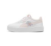 Baskets basses enfant filles Puma Carina 3.0 Floral PS Blanc 29