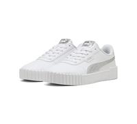 PUMA Baskets Carina 3.0 Metallic Whisper pour Femme, Blanc et Argent, 39 EU, White Silver, 39 EU