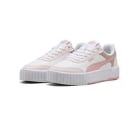 PUMA Baskets Carina Mia pour Enfant et Adolescent 36, White Rosy Outlook Jasmine Flower Pink