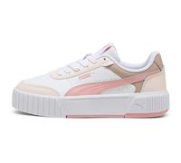 PUMA Baskets Carina Mia pour Enfant et Adolescent 38.5, White Rosy Outlook Jasmine Flower Pink
