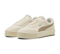 Puma Baskets en daim Carina Mia Femme Taille 40 Alpine Snow Ice Coffee White Beige