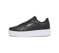 PUMA Baskets Carina Street Enfant et Adolescent, Chaussures, Noir/Noir/Rose Doré, 38.5 38.5