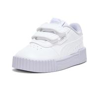 PUMA Baskets Carina unisexes pour enfant avec crochet et boucle, Crush Ah25 Blanc/lilas, 12.5 Little Kid
