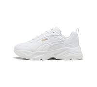 PUMA Baskets Cassia 2.0 pour Femme, Blanc/doré, 41 EU