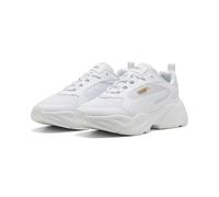 PUMA Femme Cassia 2.0 Basket, White Gold White, 42 EU